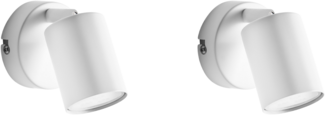 Wandlampe 2er Set NYANDO Metall Weiß