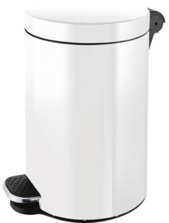 Helit Tretabfallbehälter Silberionen 20L weiß