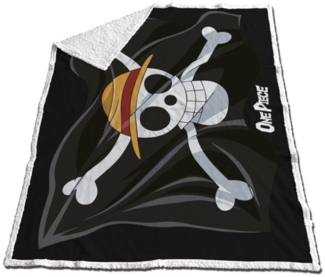 One Piece Sherpa Decke 120x150 cm – Kuscheldecke warm & weich