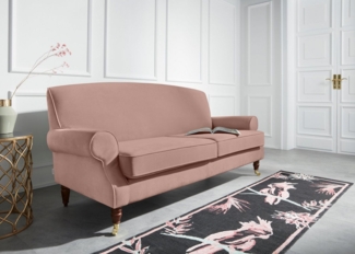 Guido Maria Kretschmer Home&Living 3-Sitzer Rennes, in Samtoptik oder Baumwoll-Mix