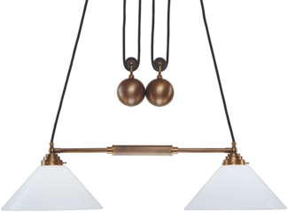 Deckenleuchte ED66-70op Berliner Messing