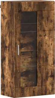 vidaXL Wandmontierter Schrank mit Regal Räuchereiche 55 x 29 x 100 cm 880226