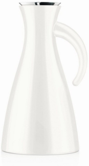 Eva Solo Isolierkanne, Kaffeekanne, Thermokanne, Teekanne, Glas/Kunstoff/Edelstahl, Weiß, 1 L, 502911