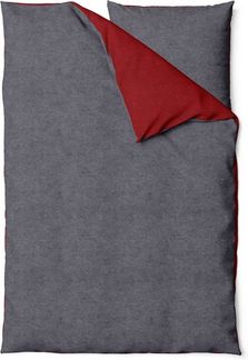 Traumschloss Bettwäsche Comfort Baumwolle, Flanell, 2 teilig, robuste, langlebige Wendebettwäsche, uni