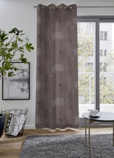 my home Vorhang AMSTERDAM (1 St), Ösen, verdunkelnd, blickdicht, bedruckt, 135x235 cm