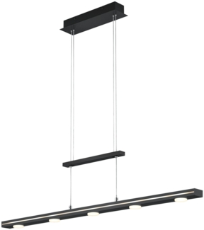 379190732 Pendelleuchte LACAL schwarz matt 4W LED. Höhe ca. 160 cm