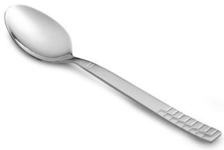 Almina Kaffeelöffel, 6 Teilig, Edelstahl 18-10, silber, spülmaschinengeeignet, 13. 5 cm