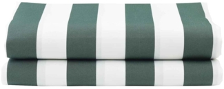 vidaXL Markisen-Ersatzstoff Grün und Weiß 10 x 1.6 m Stoff 42000833
