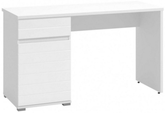 INOSIGN Schreibtisch Elan, Breite 130 cm, Front in Rillenoptik, grifflos, ABS-Schutzkanten