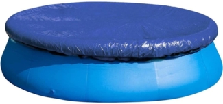 457CM Rund Pool Abdeckplane Schwimmbad Poolabdeckung Blau