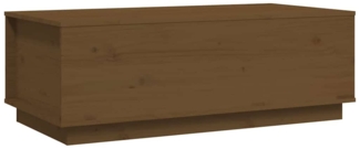 Couchtisch, Sofatisch Honigbraun 100 x 50 x 35 cm Massivholz Kiefer