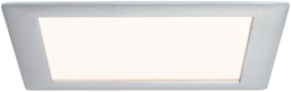 Paulmann Premium Einbauleuchten Set Panel eckig LED 1x15W 2700K 15VA 230V/350mA 210mm Alu gebürstet/Alu5521