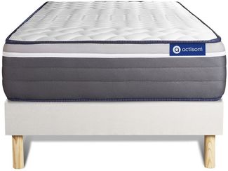Actimemo plus matratze 80x190 cm + Bettgestell mit lattenrost , Härtegrad 5 , Memory-Schaum , Höhe : 26 cm