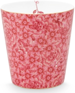 Pip Studio Becher Royal Flower Pink (Mittel) 51.002.385