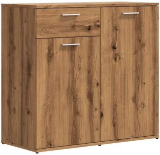 vidaXL Sideboard Artisan-Eiche 80x36x75 cm Holzwerkstoff 856007
