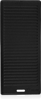 BBQ-Toro Grillplatte Gusseisen Grillplatte 45 x 19,5 cm, Grillzubehör, Grillpfanne