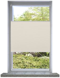 Plissee Faltrollo Rollo Plisseerollo 100x150cm Creme 240643