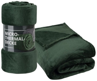 Wohndecke XXL Kuscheldecke – Flauschige Fleecedecke, Kochfest & fusselfrei, Clinotest, 220x240 cm