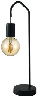 Außergewöhnliche LED Tischlampe schwarz - minimalistische Designerlampe