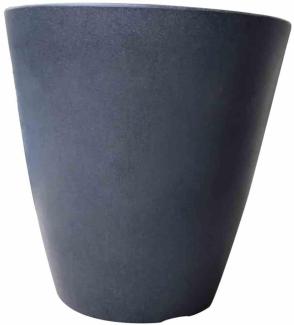 Pflanzgefäß Pflanzkübel Pflanztopf Blumentopf Kübel Topf BILBAO 35 anthrazit Ø 35 x 20 cm