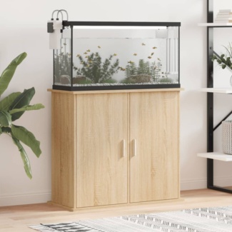 vidaXL Aquariumständer Sonoma-Eiche 81 x 36 x 73 cm Holzwerkstoff 833626