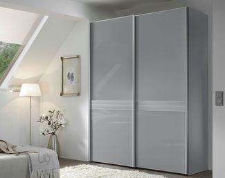 STAUD Schwebetürenschrank Sinfonie Plus, edles Design in hochwertiger Qualität, Made in Germany Mittelband in Mattglas und vier verschiedenen Ausstattungsvarianten