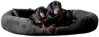 SAMMY SOFT Orthopädisches Hundebett - 03 Schwarz, 140x105cm