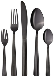 GRÄWE Besteck-Set (20-tlg), 4 Personen, Besteckset Athen, 20-teilig, 4 Personen, schwarz
