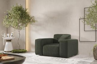 Sessel Designersessel CESINA in Stoff Ascot Bukla Winter Moss