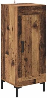 vidaXL Sideboard Olden Altholz 34,5 x 34 x 90 cm Verbundholz und Eisen 881651