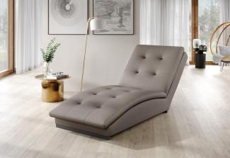 Wohnideebilder Doro Grau Chaiselongue CH-DOR-07SAV