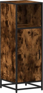 vidaXL Badschrank Räuchereiche 35x37,5x100 cm Holzwerkstoff 849241