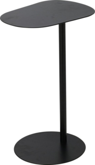 Koopman Beistelltisch Sofatisch Kaffeetisch Laptoptisch Betttisch (1-St), Schwarz, Metall, 35 x 25 x 53 cm, stabiler Stand, Tisch