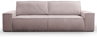 Schlafsofa 3-Sitzer AMELIA von PASCAL MORABITO - Kord - Rosa