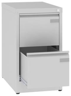 ASM Aktenschrank Tiefe 630mm 2 Schubladen RAL7035