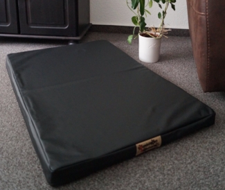 Hundebettenmanufaktur Hundematte Orthopädische Hundematratze mit antiallergischer Kokosmatte Kunstleder