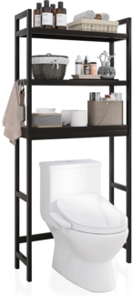 Bambus Badezimmer Aufbewahrung Regal WC Platzsparer 3-stufig verstellbar