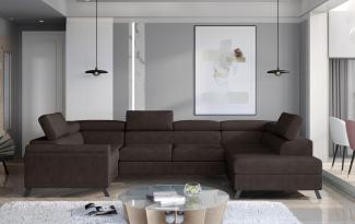 Wohnideebilder Escada Dunkelbraun Ecksofas & Eckcouches Esc_26