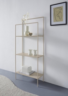 LeGer Home by Lena Gercke Mehrzweckregal Alimo, minimalistisches Design, Metallgestell, 4 Ablageflächen, Breite 61 cm