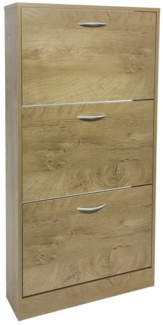 HTI-Line Schuhschrank Schuhschrank Thekla (Stück, 1-St, 1x Schuhschrank Thekla, ohne Dekoration) Schuhkipper 3 Fächer