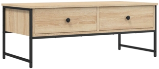 Couchtisch, Sofatisch Sonoma-Eiche 101x49x39,5 cm Holzwerkstoff