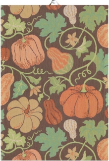 EKELUND MASTER WEAVERS 1692 Geschirrtuch Küchenhandtuch Plenty of Pumpkins 35x50 cm, (1-tlg, 1 x Geschirrtuch), Pixel gewebt (6-farbig)