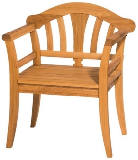 Wilk Sessel "Usedom" im Landhausstil (Eichenholz massiv geölt)