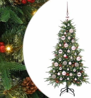 vidaXL Künstlicher klappbarer Weihnachtsbaum Grün 120 cm PE und PVC 3397395