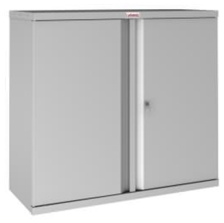 Phoenix Stahlschrank SCL0891GGK 2 Türen 1 Boden grau/grau Schlüssel