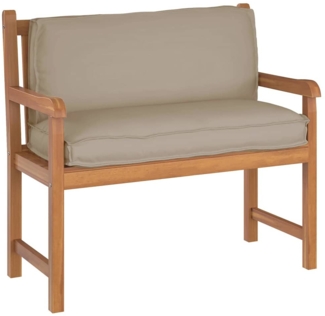 vidaXL Palettenkissen für Rückenlehne Taupe 120 x 40 x 12 cm 42001543