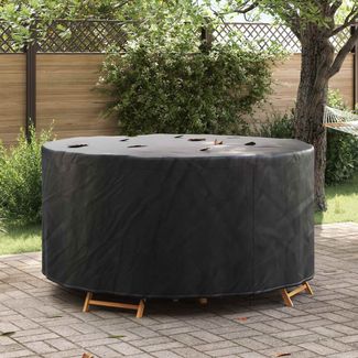 vidaXL Möbelbezug Schwarz 182 x 182 x 71 cm 600D Oxford Stoff 4106007