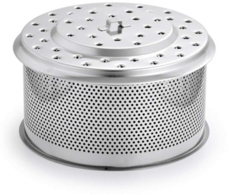 LotusGrill Grillplatte LotusGrill XL Ersatz Edelstahl-Kohlebehälter XL für den LotusGrill XL