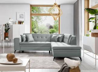 Wohnideebilder Lanvin Grau Ecksofas & Eckcouches CO-LAN-RT-100SA