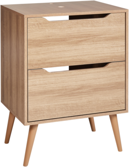 Waschbeckenunterschrank CARIACICA 60 cm Hellbraun
